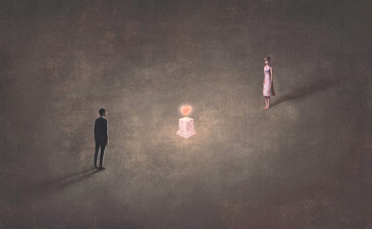 Art couple divided